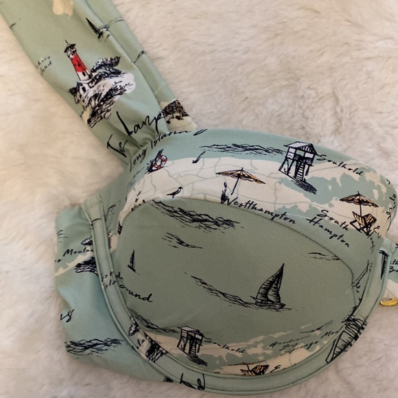 We wore what Two piece bikini with sites of the Hamptons. Tried on but not worn. - Picture 2 of 7